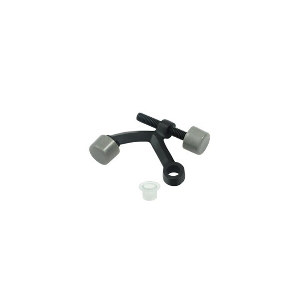 HP70U19 Hinge Mounted Hinge Pin Door Stop Paint Black, 10PK